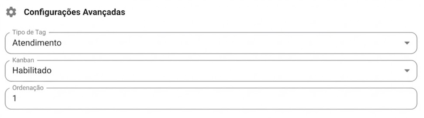 Formulário de Tag de Atendimento