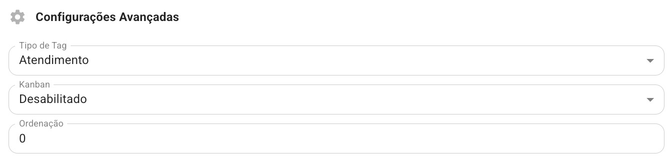 Formulário de Tag de Encerramento
