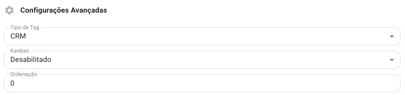 Formulário de Tag de CRM