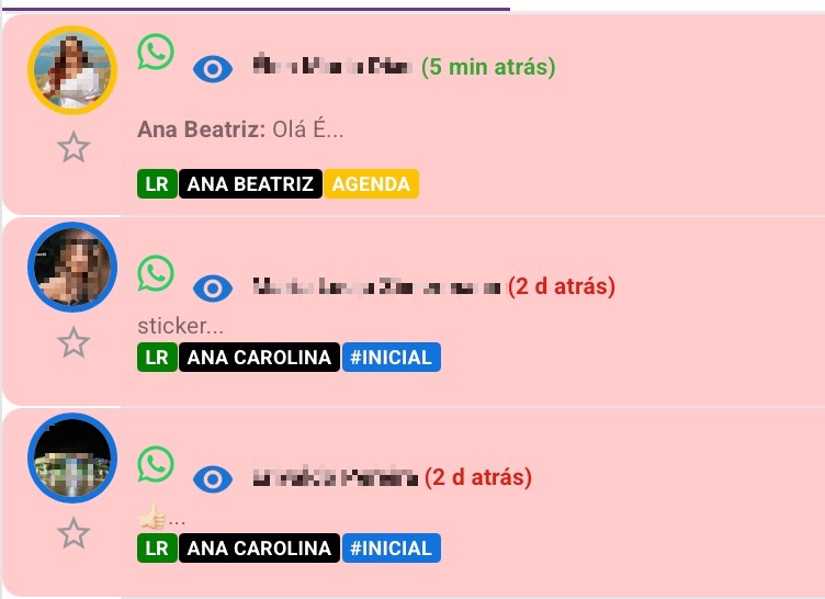 Tickets com fundo vermelho - Desconexão